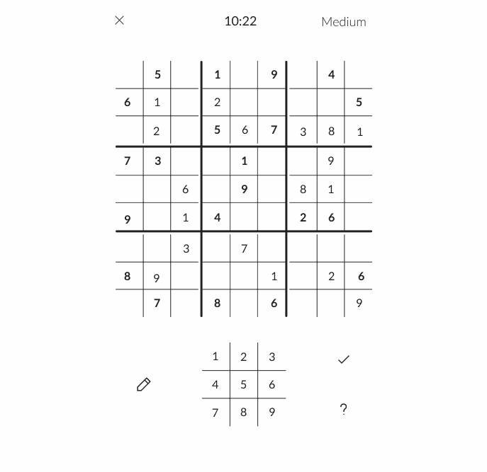 Enjoy a cool sudoku. For free. No ads.